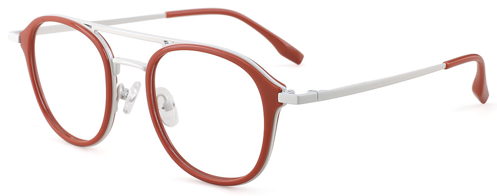 Cheapglasses123.com Aviator Prescription Glasses 35031 White Red