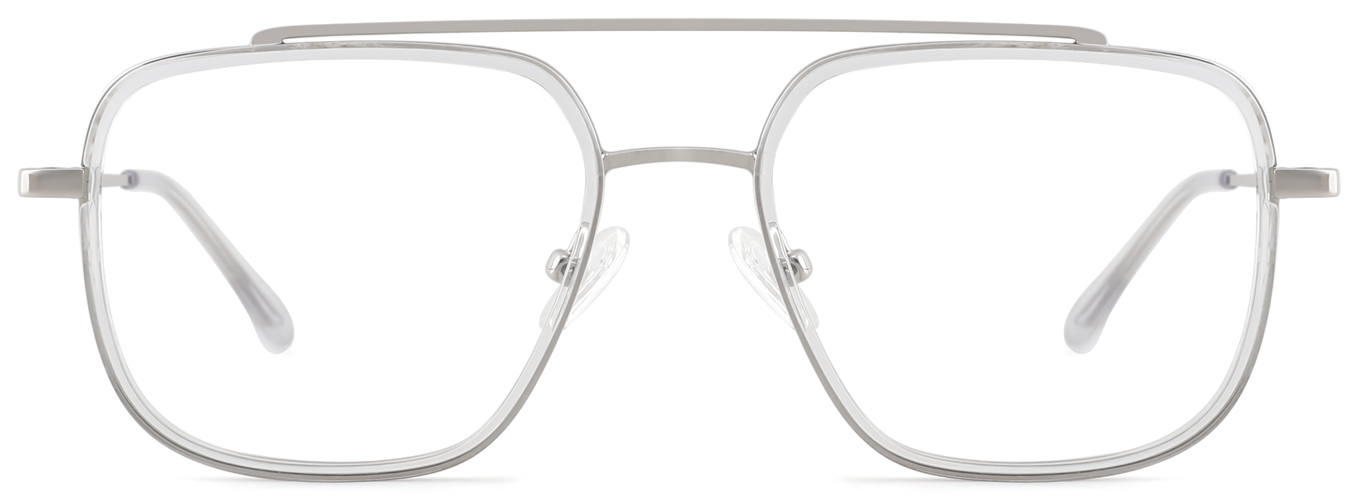 Aviator Prescription Glasses 35032 Clear from CheapGlasses123.com