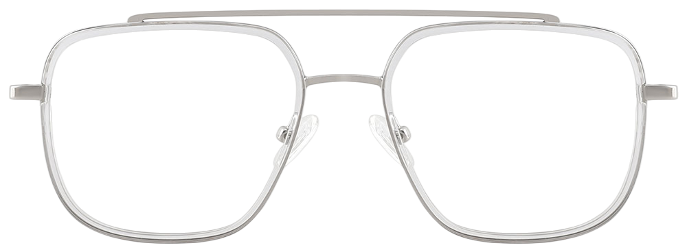 Try on glasses: Aviator Prescription Glasses 35032 Clear