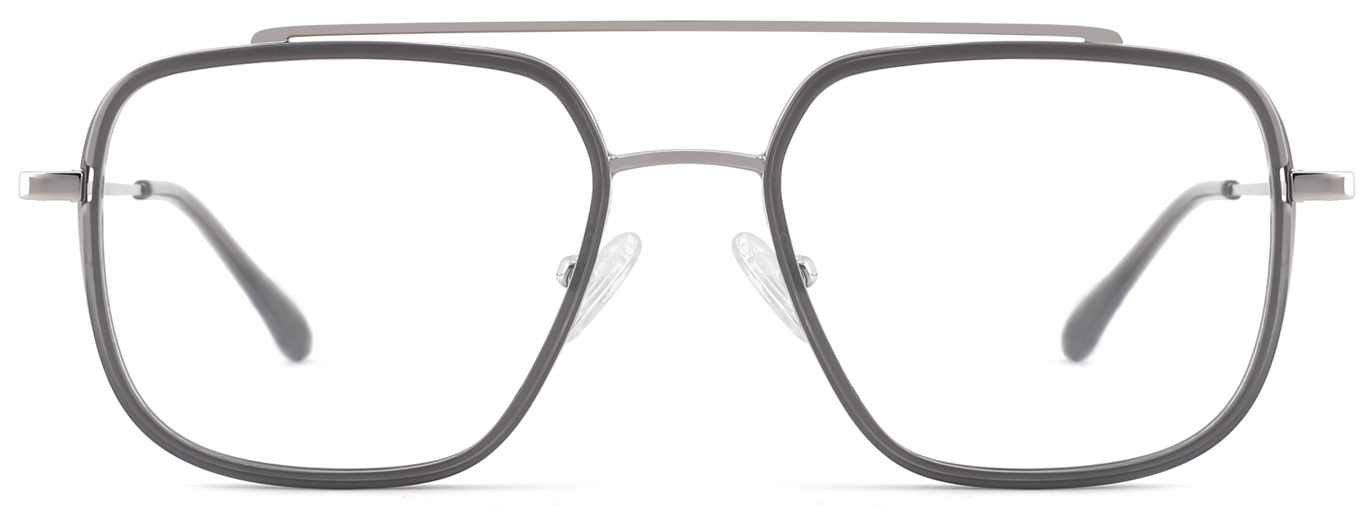 Aviator Prescription Glasses 35032 Gray from CheapGlasses123.com