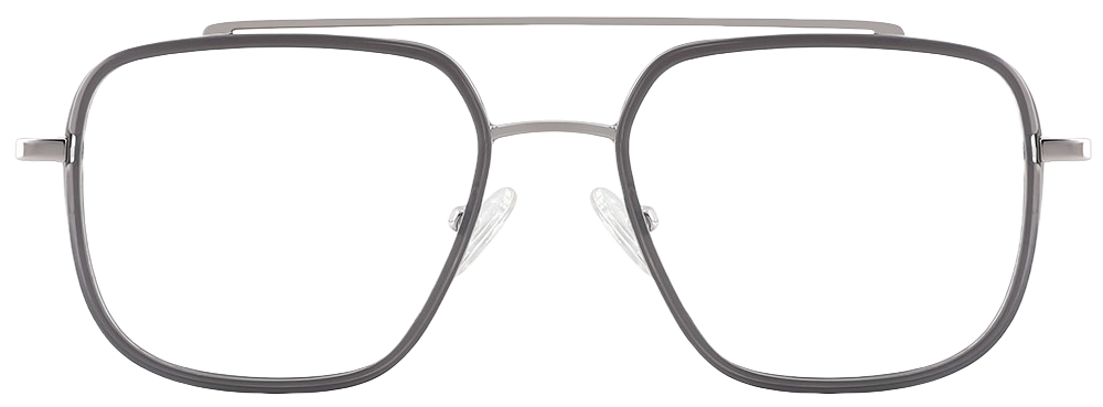 Try on glasses: Aviator Prescription Glasses 35032 Gray