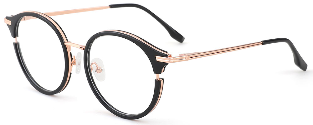 Cheapglasses123.com Round Prescription Glasses 35034 Black