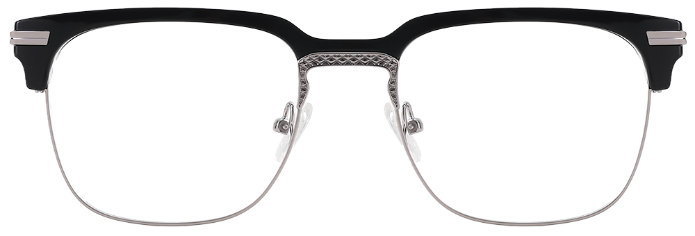 Try on glasses: Prescription Glasses 35035 Black