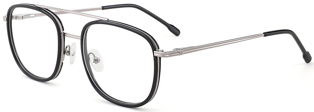 Aviator Prescription Glasses 35036 Black Gray from cheapglasses123.com