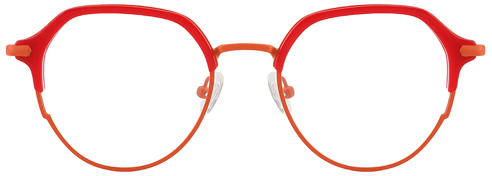 Try on glasses: Prescription Glasses 35037 Red