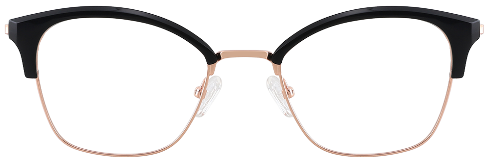 Try on Cat Eye Prescription Glasses 35039 Black