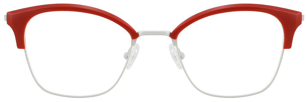 Try on glasses: Cat Eye Prescription Glasses 35039 Red