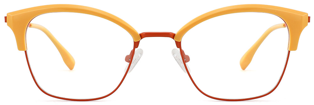 Cat Eye Prescription Glasses 35039 Yellow from cheapglasses123.com