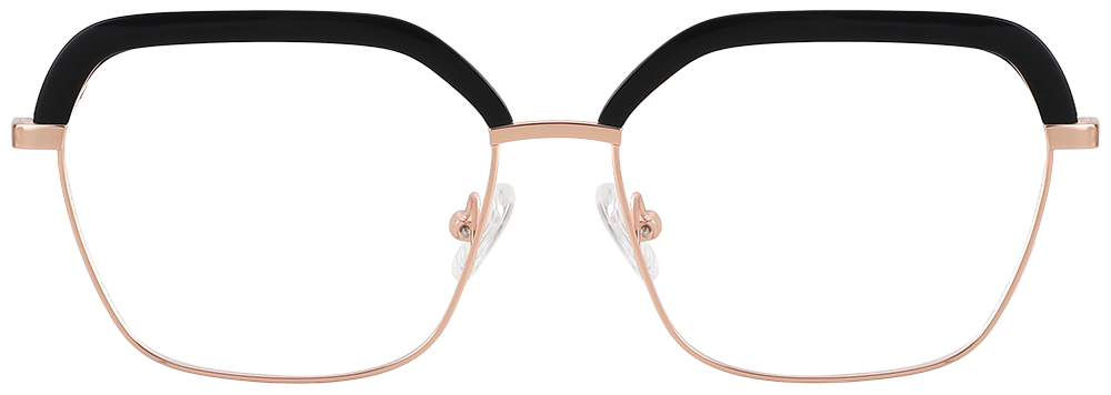 Try on Cheap Prescription Glasses 35040 Black