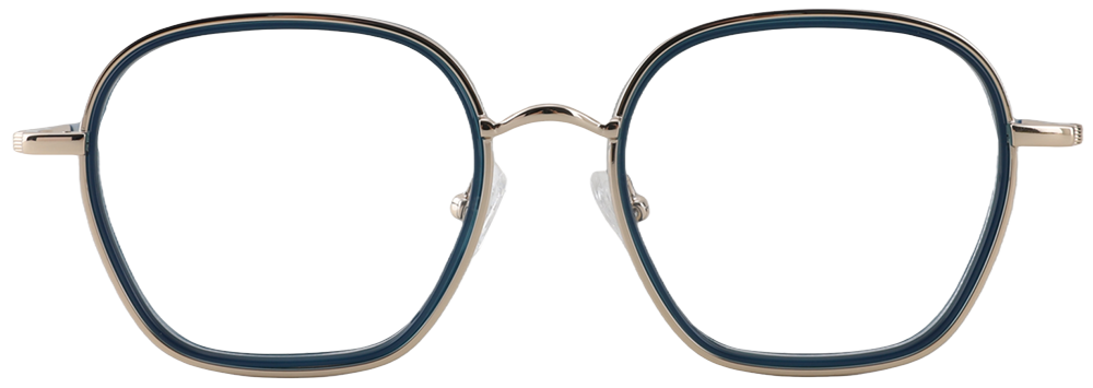 Try on glasses: Prescription Glasses 35041 Blue