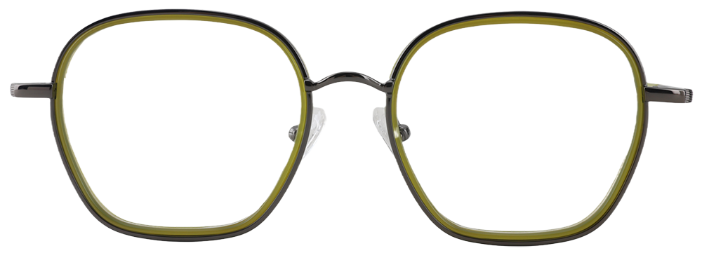 Try on glasses: Prescription Glasses 35041 Green