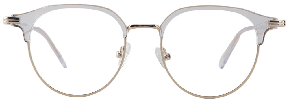 Cheap Prescription Glasses 35044 Gold Clear from cheapglasses123.com