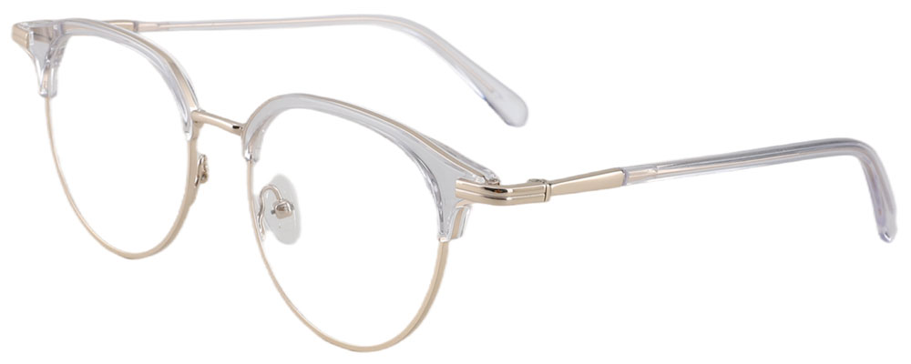 Cheapglasses123.com Prescription Glasses 35044 Gold Clear