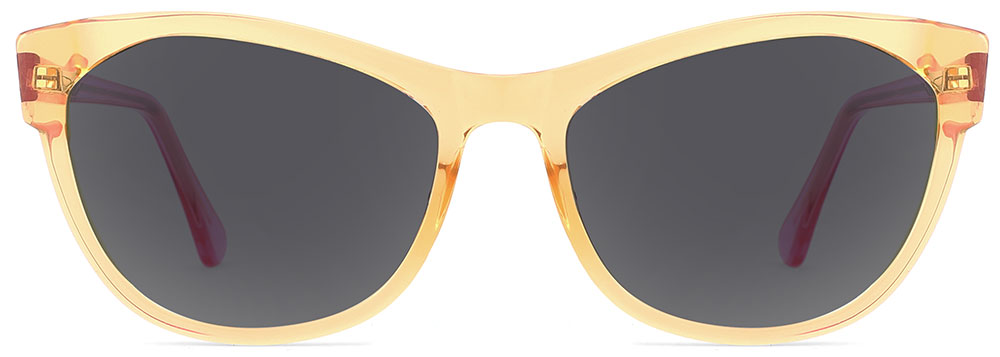 Cat Eye Prescription Sunglasses 39003 Yellow Red from cheapglasses123.com