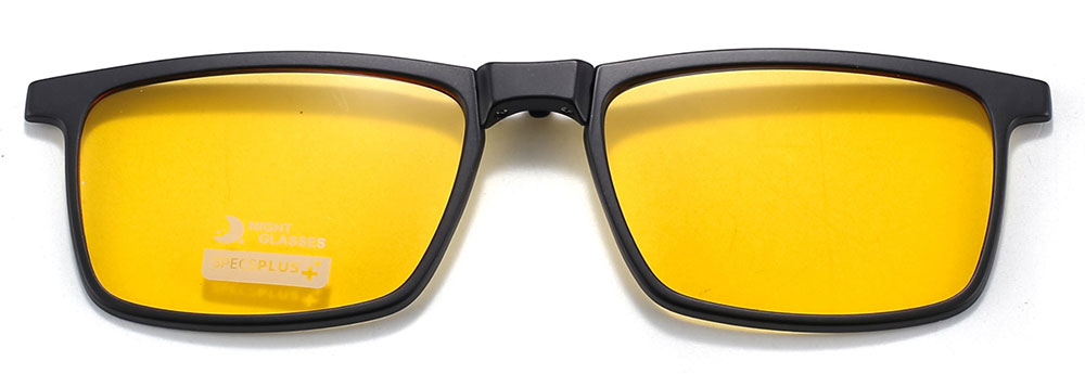 Magnetic Clip-On Sunglasses 8301 Black