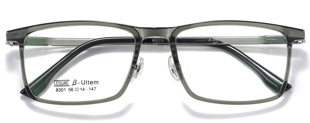 Magnetic Clip-On Sunglasses 8301 Black