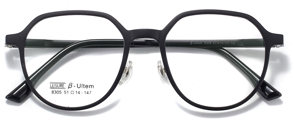 Magnetic Clip-On Sunglasses 8305 Black 