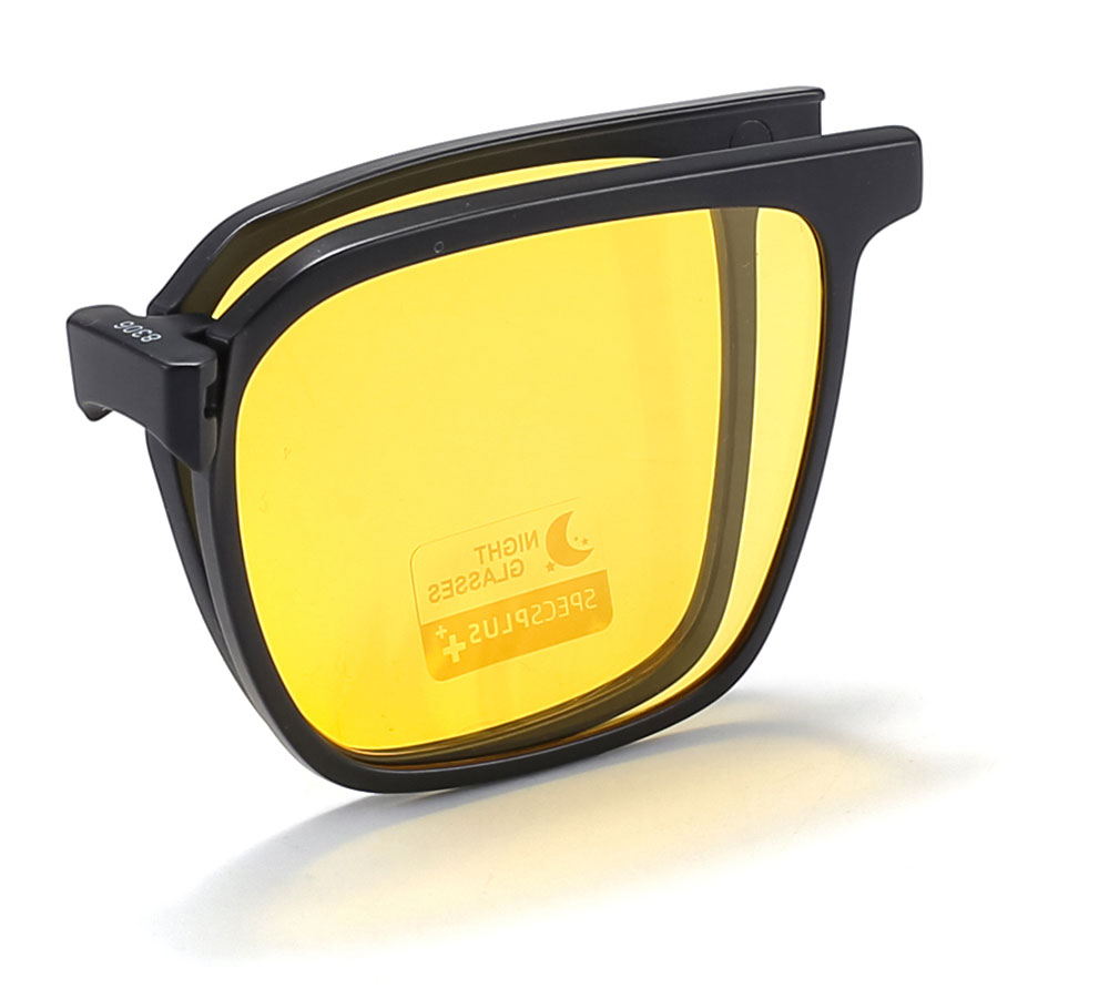 Magnetic Clip-On Sunglasses 8306 Black