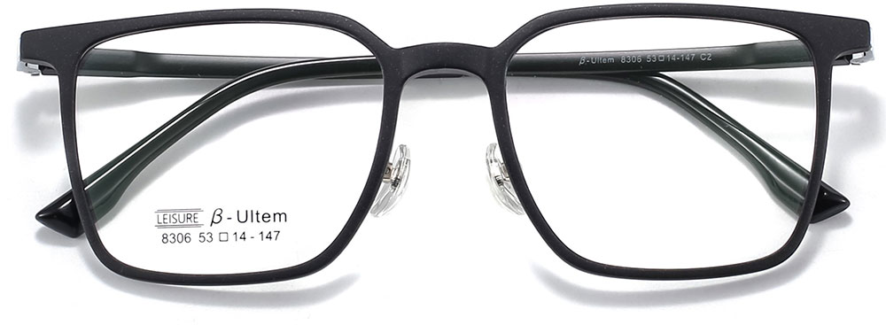 Magnetic Clip-On Sunglasses 8306 Black