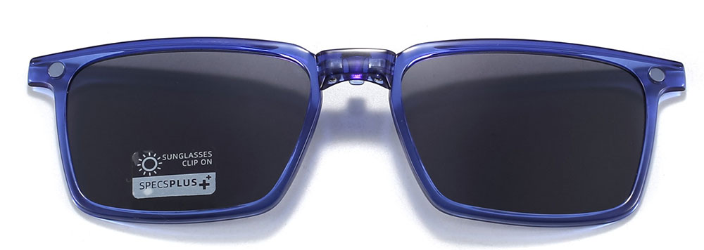 S9307 Clip On Prescription Sunglasses Blue