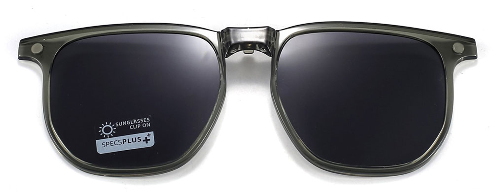 Magnetic Clip-On Sunglasses 8308 Gray