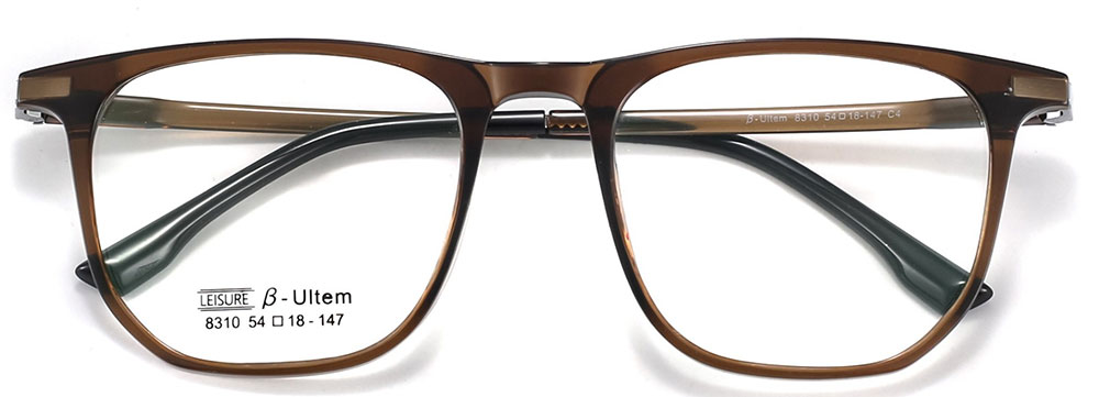 Magnetic Clip-On Sunglasses 8310 Brown