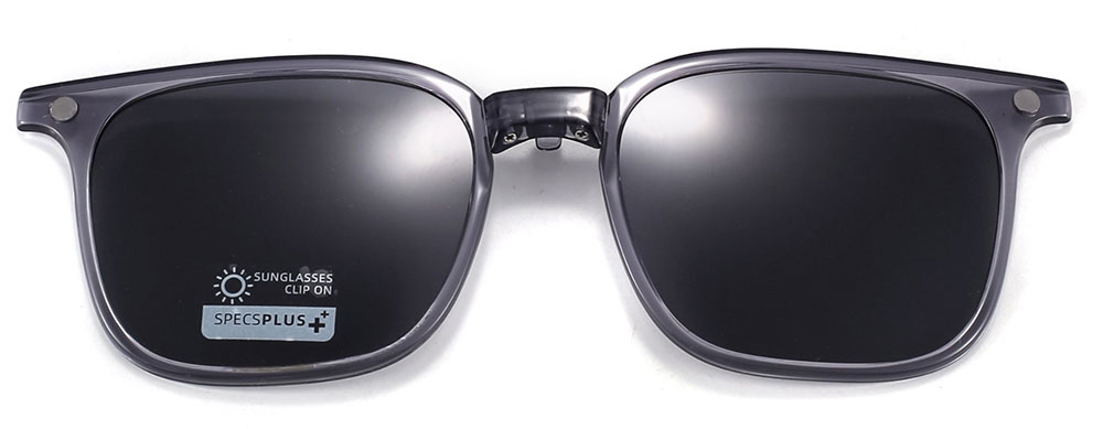 Magnetic Clip-On Sunglasses 8311 Gray