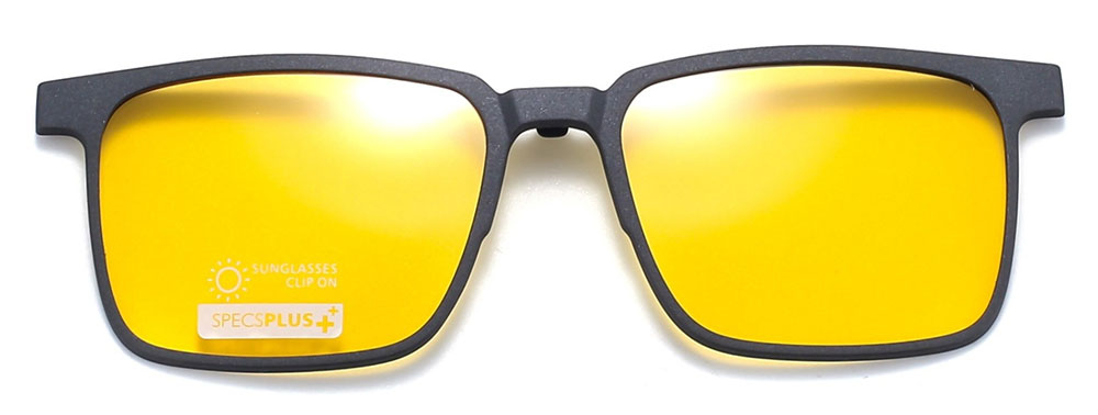 Magnetic Clip-On Sunglasses 8501 Black