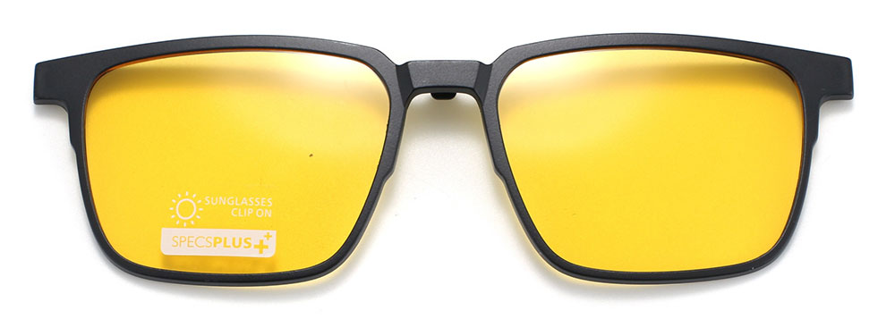 Magnetic Clip-On Sunglasses 8503 Brown