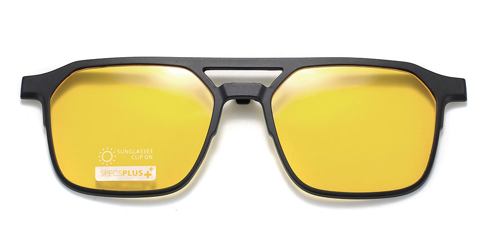 Magnetic Clip-On Sunglasses 8506 Gray