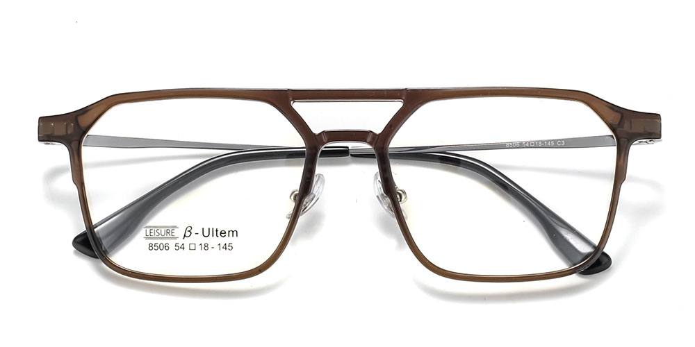 Magnetic Clip-On Sunglasses 8506 Gray