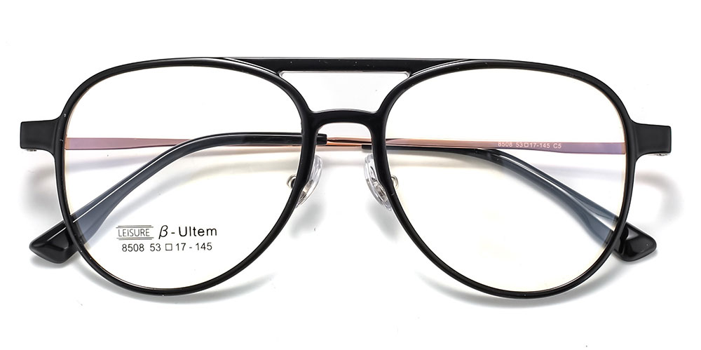 Magnetic Clip-On Sunglasses 8508 Black