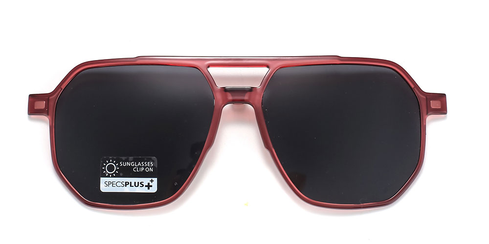 Magnetic Clip-On Sunglasses 8509 Brown