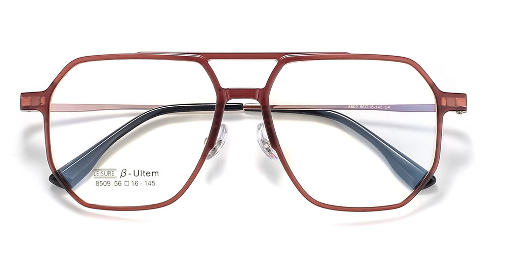 Magnetic Clip-On Sunglasses 8509 Brown