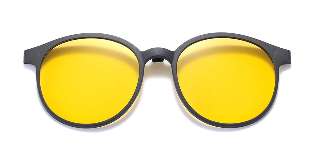 Magnetic Clip-On Sunglasses 8518 Red