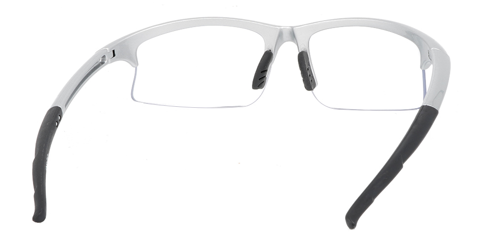 F0246 Prescription Safety Glasses Silver