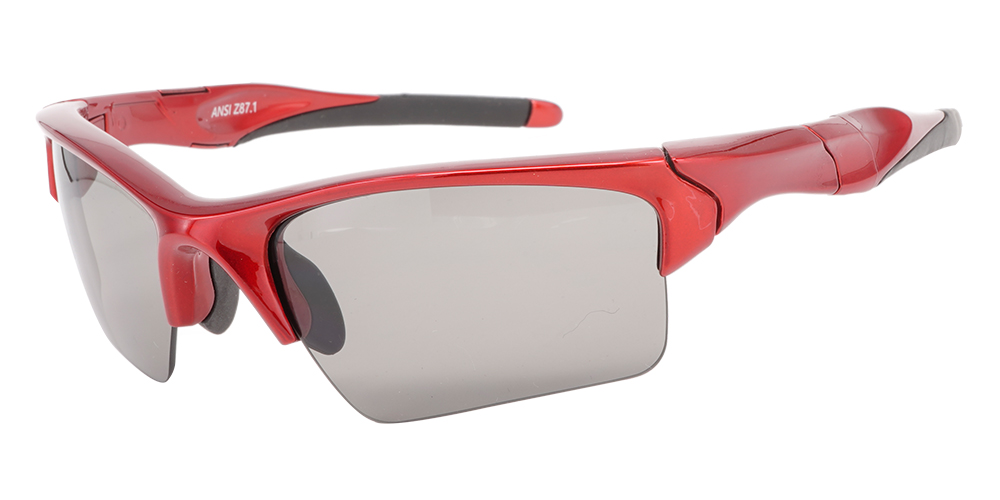 U030 Prescription Sports Sunglasses Red - ANSI Z87.1 Certified