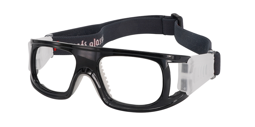J862 Sports Goggles Black - Basketball, Baseball, Football & Soccer Glasses