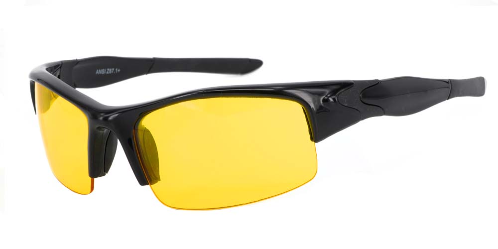 BP6211 Prescription Safety & Sports Glasses Black