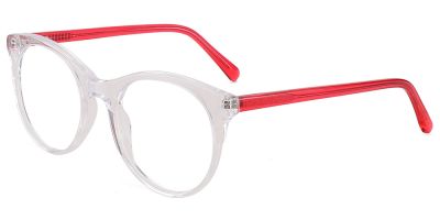 Prescription Glasses 21102 Clear Red