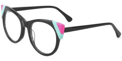 Cat Eye Prescription Glasses 21143 Black