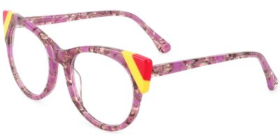 Cat Eye Prescription Glasses 21143 Floral
