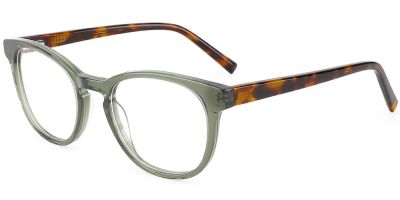 Prescription Glasses 21163 Green Tortoise