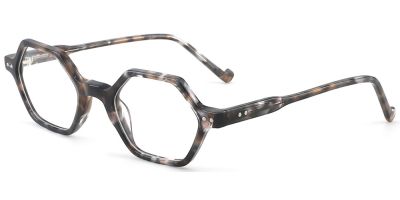 Geometric Prescription Glasses 21208 Tortoise
