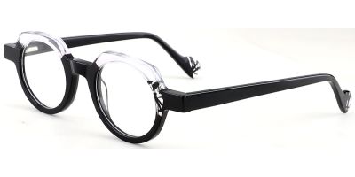 Prescription Glasses 21210 Black Clear