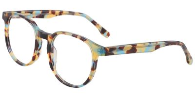 Round Prescription Glasses 21216 Floral