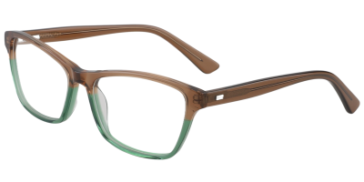 Prescription Glasses 21221 Brown Green