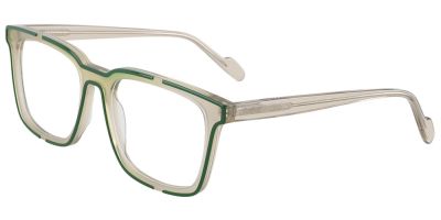 Prescription Glasses 21248 Green Clear