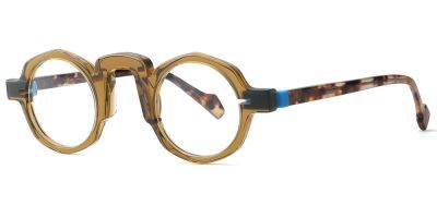 Prescription Glasses 21249 Yellow Tortoise