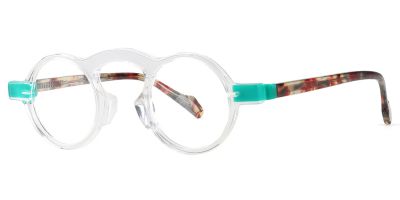 Round Prescription Glasses 21250 Clear